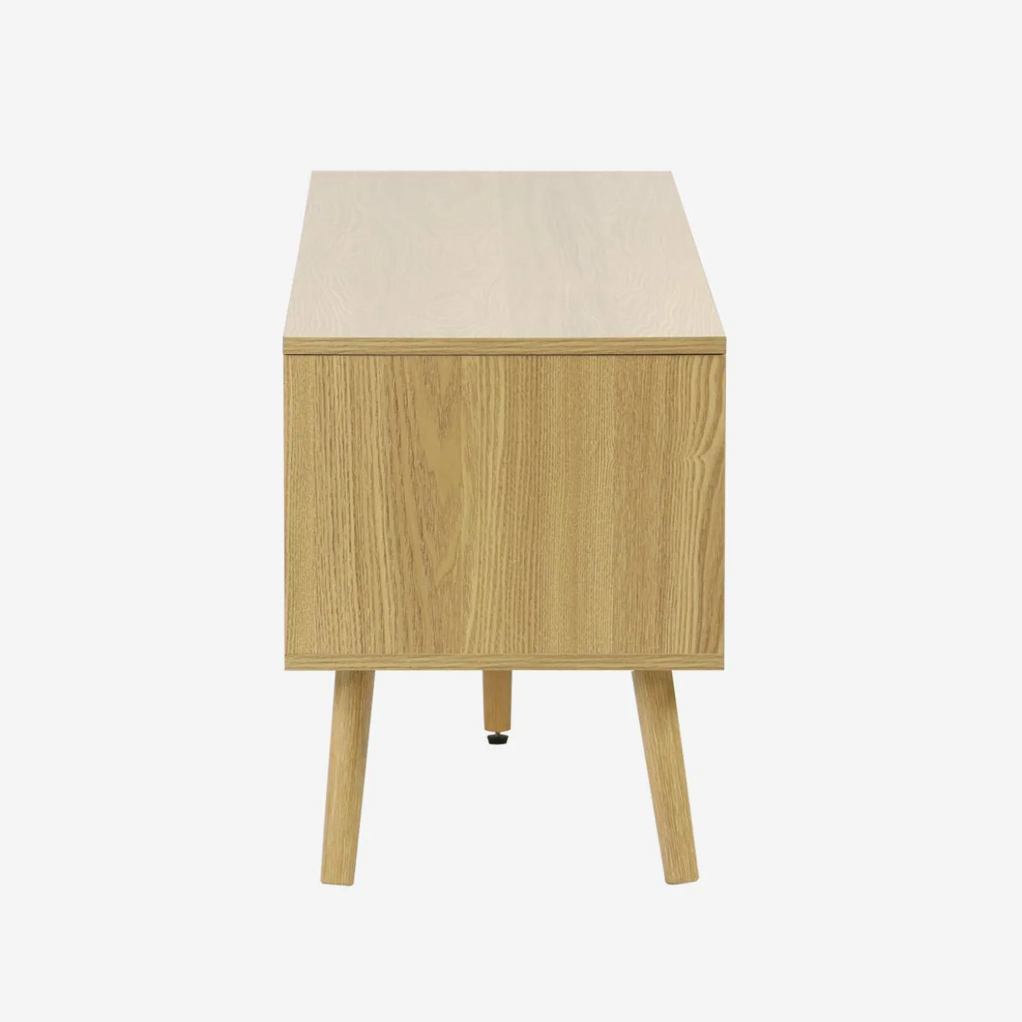 TV-Möbel mit Nussbaumdekor, 2 Türen, 160 cm