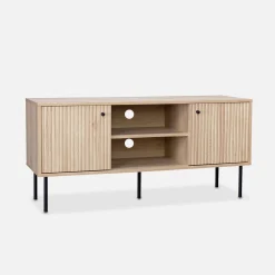 TV-Möbel, 2 Türen + 2 Nischen + 1 Regal