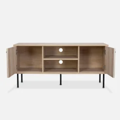 TV-Möbel, 2 Türen + 2 Nischen + 1 Regal