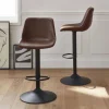 Verstellbare Barhocker, Kunstleder
