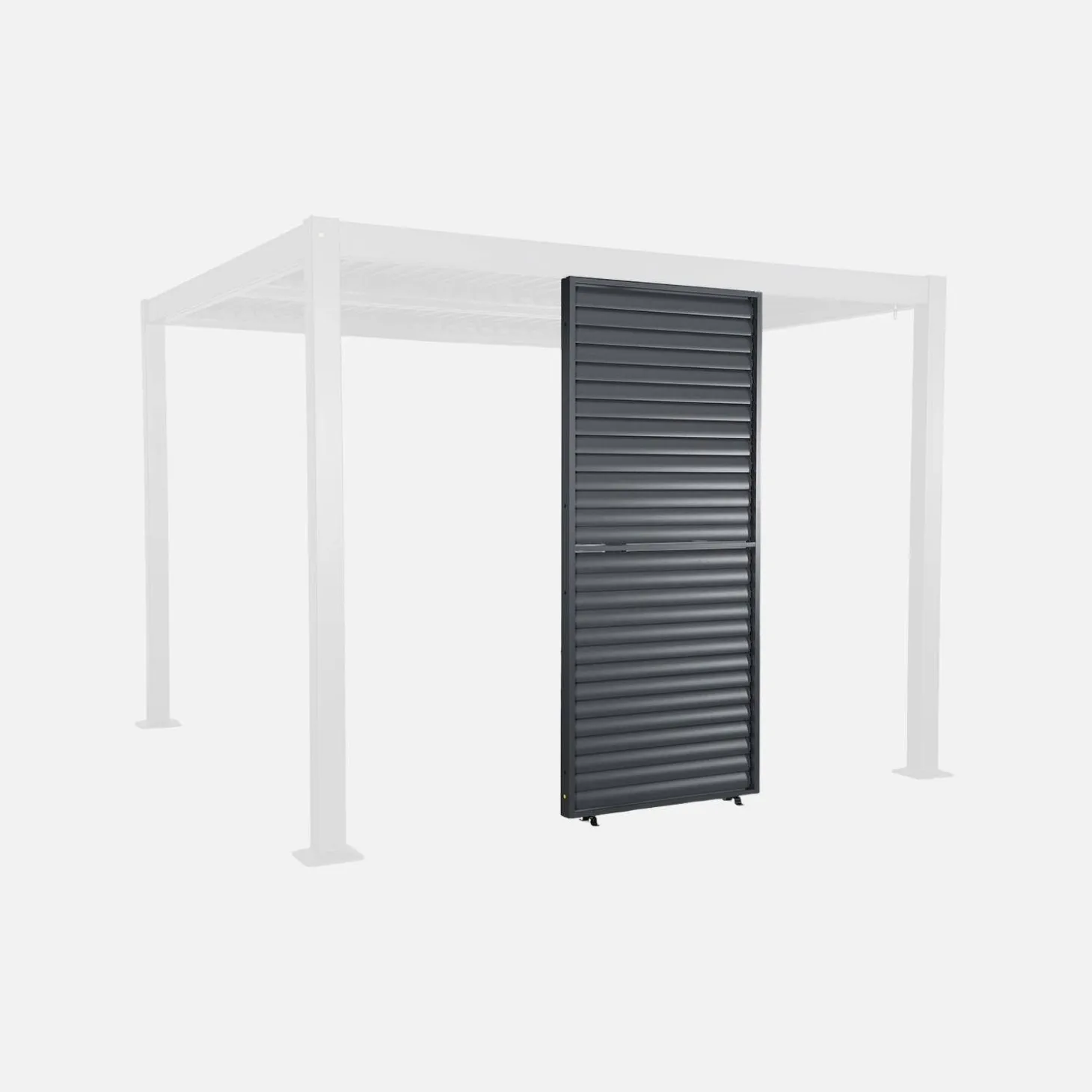 Verstellbare Lamellenwand 100cm für die Pergola Palace