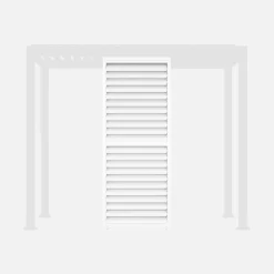 Verstellbare Lamellenwand 100cm für Pergola Triomphe 3x3m V2 3x4m 3x6m