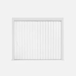 Verstellbare senkrechte Lamellenwand 3m für Pergola Triomphe 3x3m V2 3x4m 3x6m