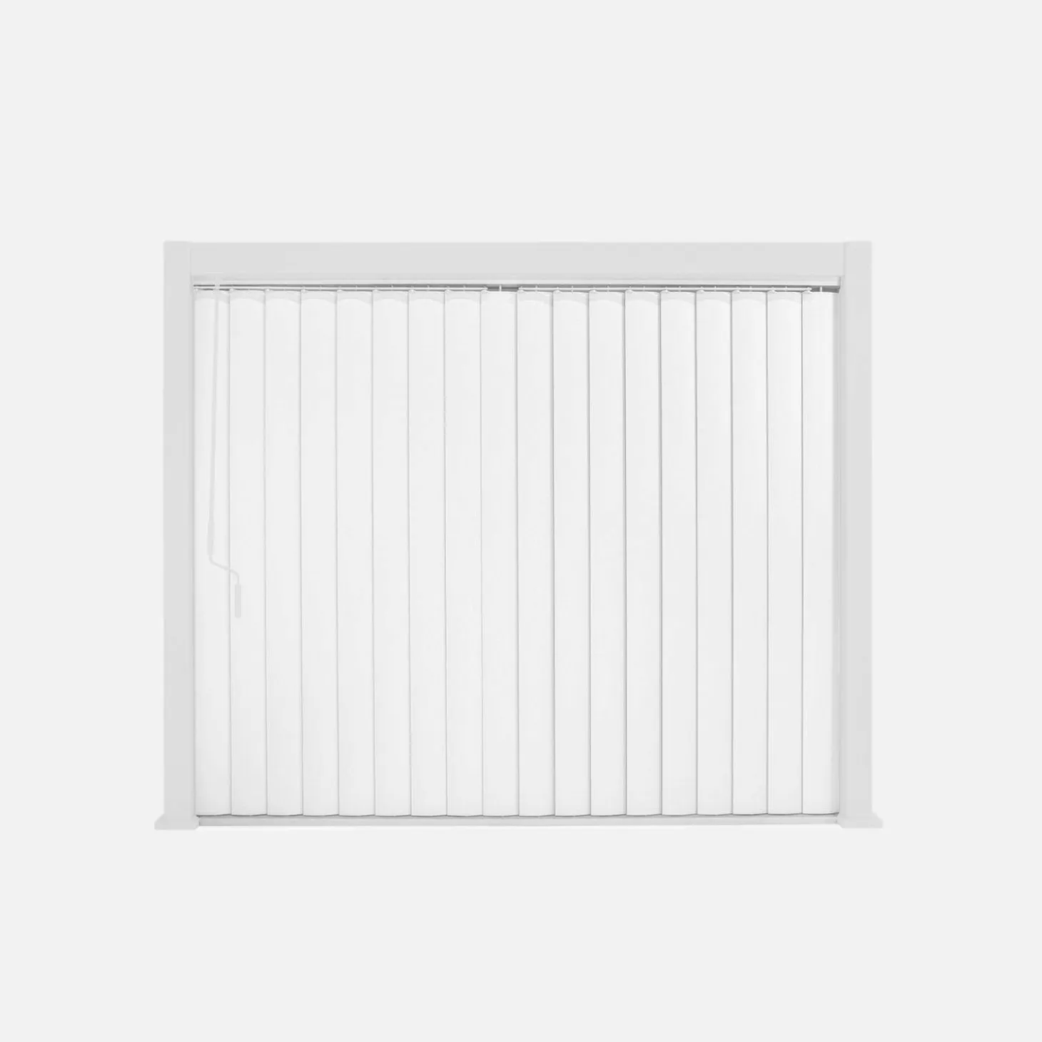 Verstellbare senkrechte Lamellenwand 3m für Pergola Triomphe 3x3m V2 3x4m 3x6m