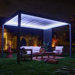 Vertikale Lamellenwand 100cm für Pergola Triomphe