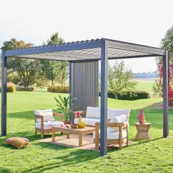 Vertikale Lamellenwand 100cm für Pergola Triomphe