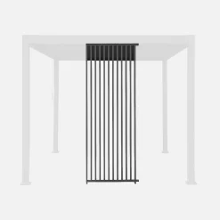Vertikale Lamellenwand 100cm für Pergola Triomphe