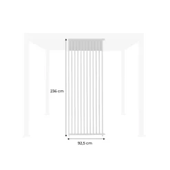 Vertikale Lamellenwand 100cm für Pergola Triomphe