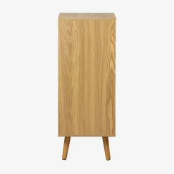 Vintage-Badezimmerschrank mit Holzdekor