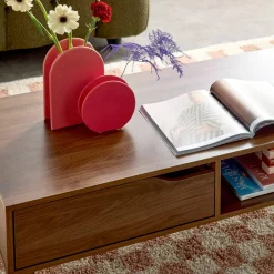 Vintage Couchtisch Nussbaumdekor