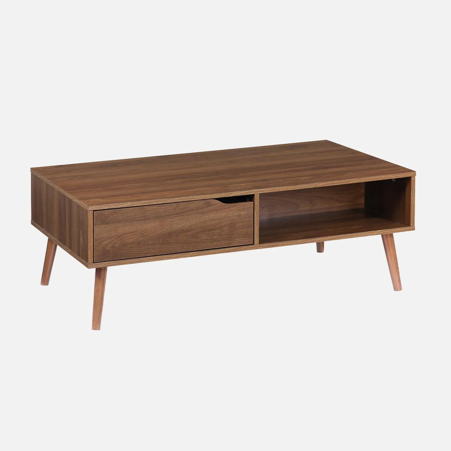 Vintage Couchtisch Nussbaumdekor