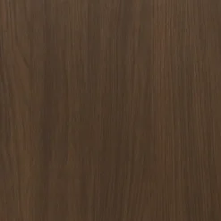 Vintage-Kommode mit Holzdekor und Edelstahl, 6 Schubladen