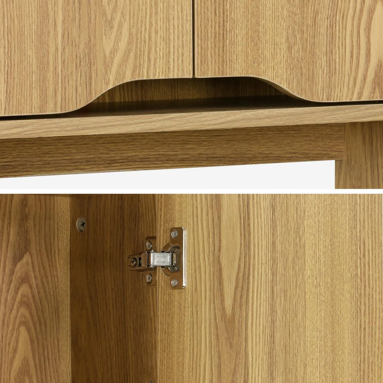 Vintage Regal / WC-Möbel in Holzoptik