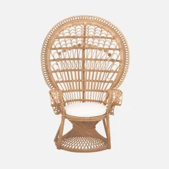 Vintage-Sessel aus Rattan