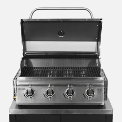 Vollständige Außenküche 7 Elemente + Gasgrill + Schutzhülle