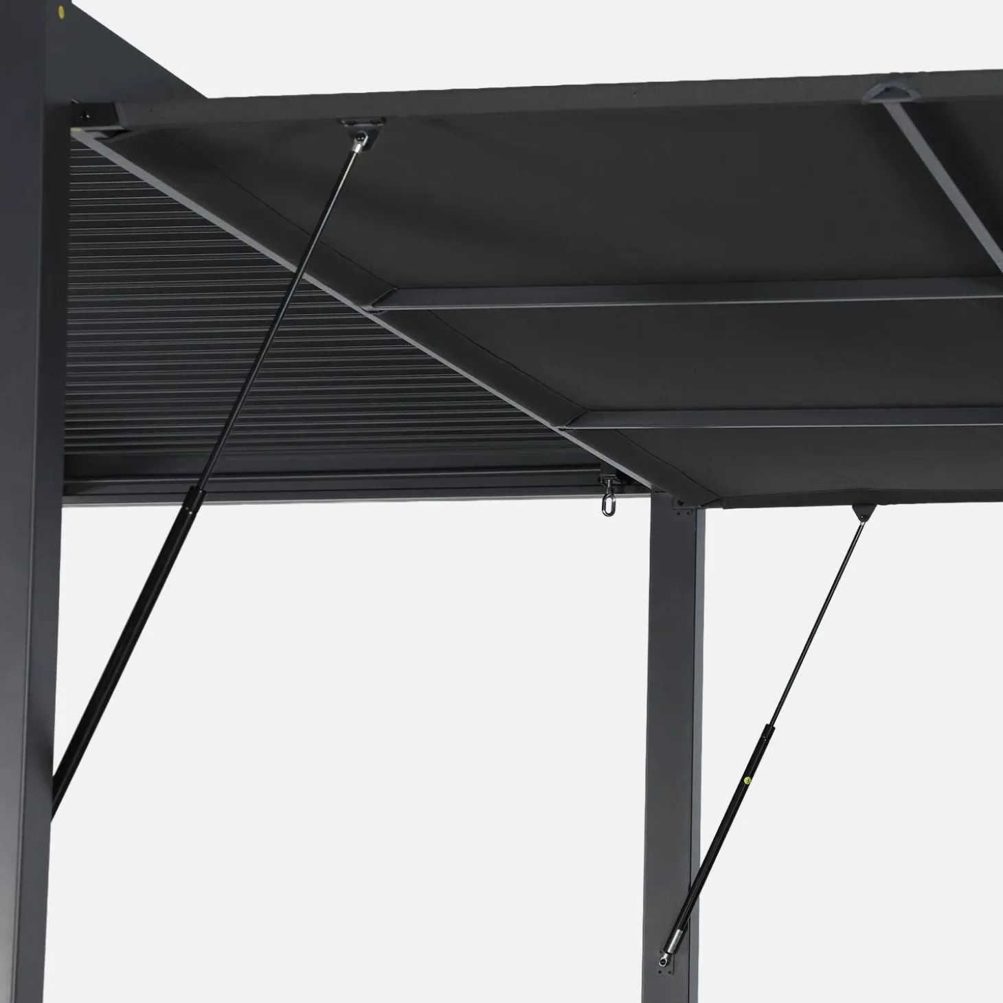 Vordach 4m für Pergola Palace Aluminium und Textilene