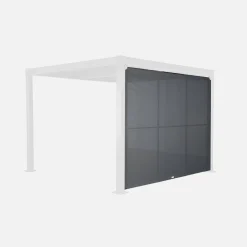 Vordach 3m für Pergola Palace Aluminium und Textilene