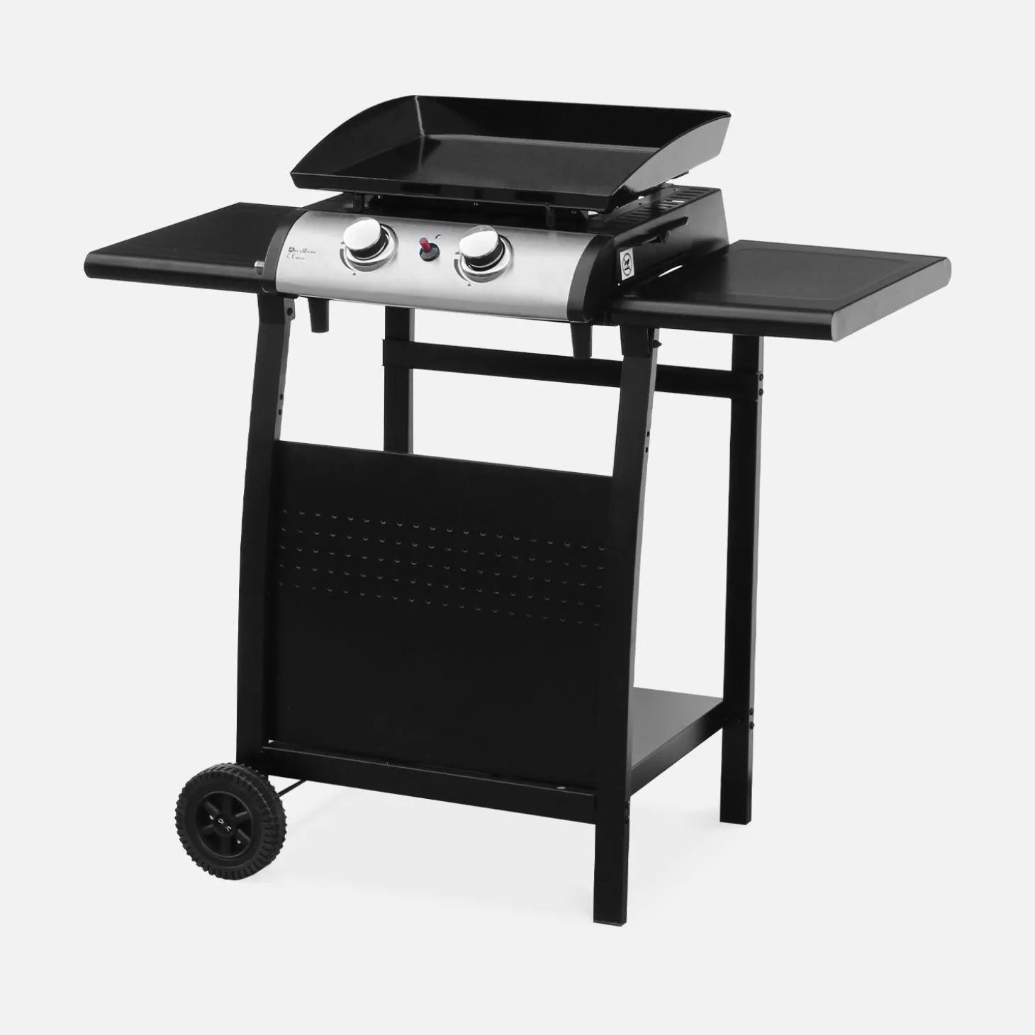 Wagen für Plancha 2 Brenner
