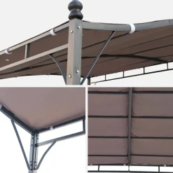 Wand-Pergola 3x2,5 m