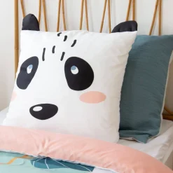 Wendebettwäsche aus Mikrofaser mit Panda-Druck, 1 Platz, 140 x 200 cm