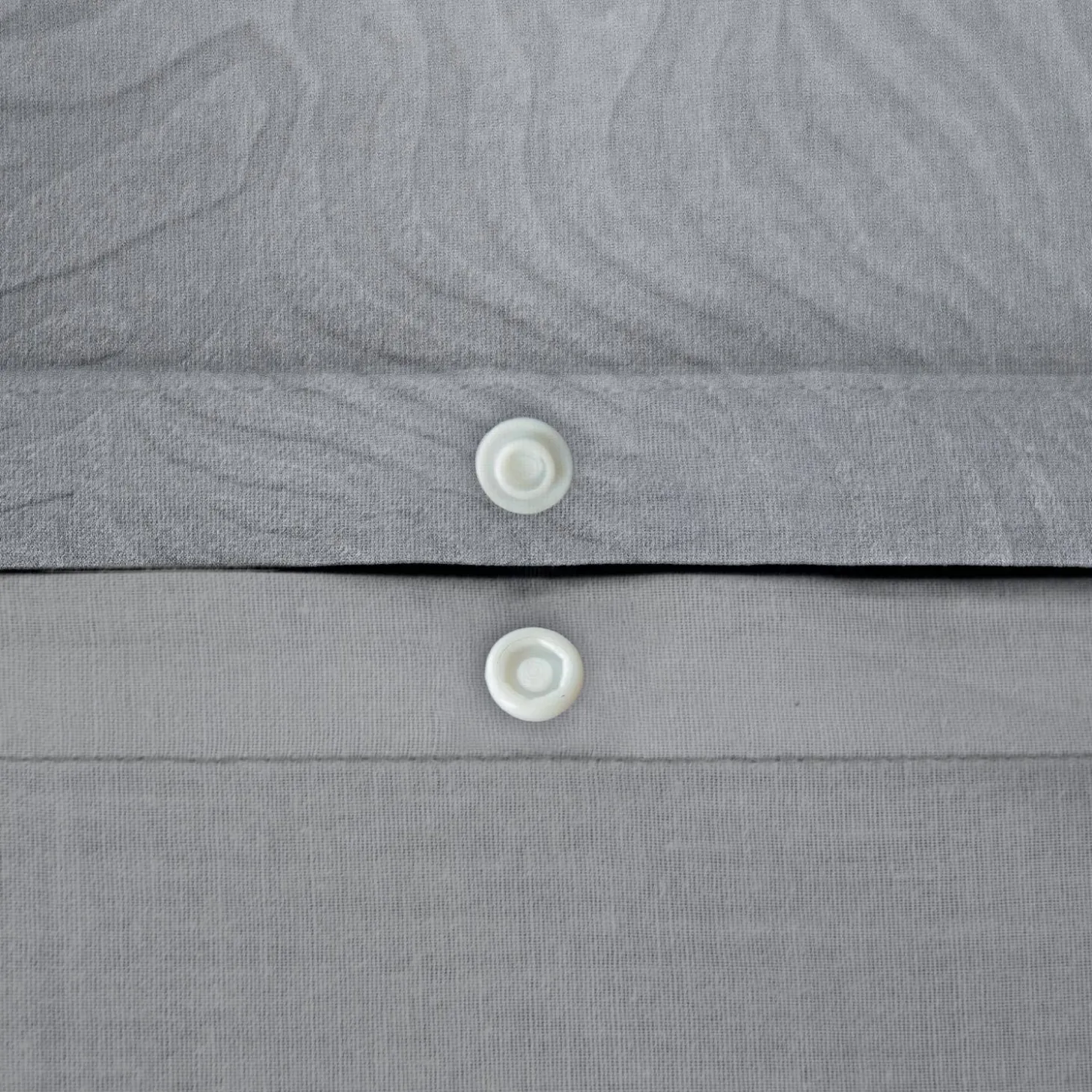 Wendebettwäsche-Set aus Polyester mit Zebradruck, 2 Plätze, grau
