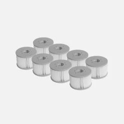 Whirlpool rund 180cm 6-Personen Hydromassage, 4 Kissen, Abdeckung, Cover + 8 Filter