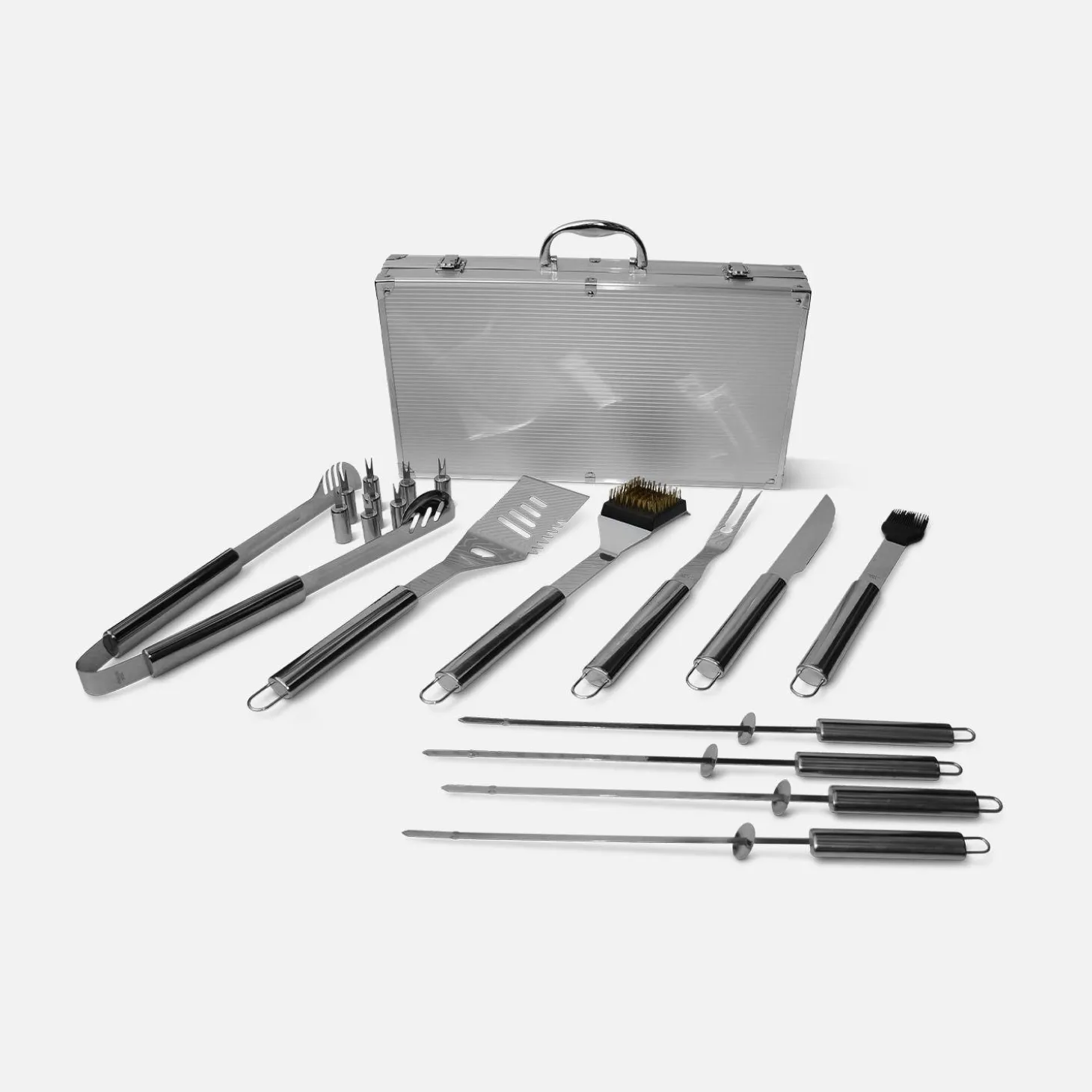 Zubehörkoffer für Grill und Gasgrill - 18 Teile